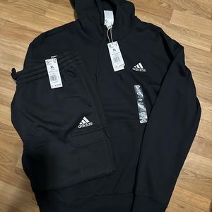 Men’s adidas sweat outfit top and bottom XL